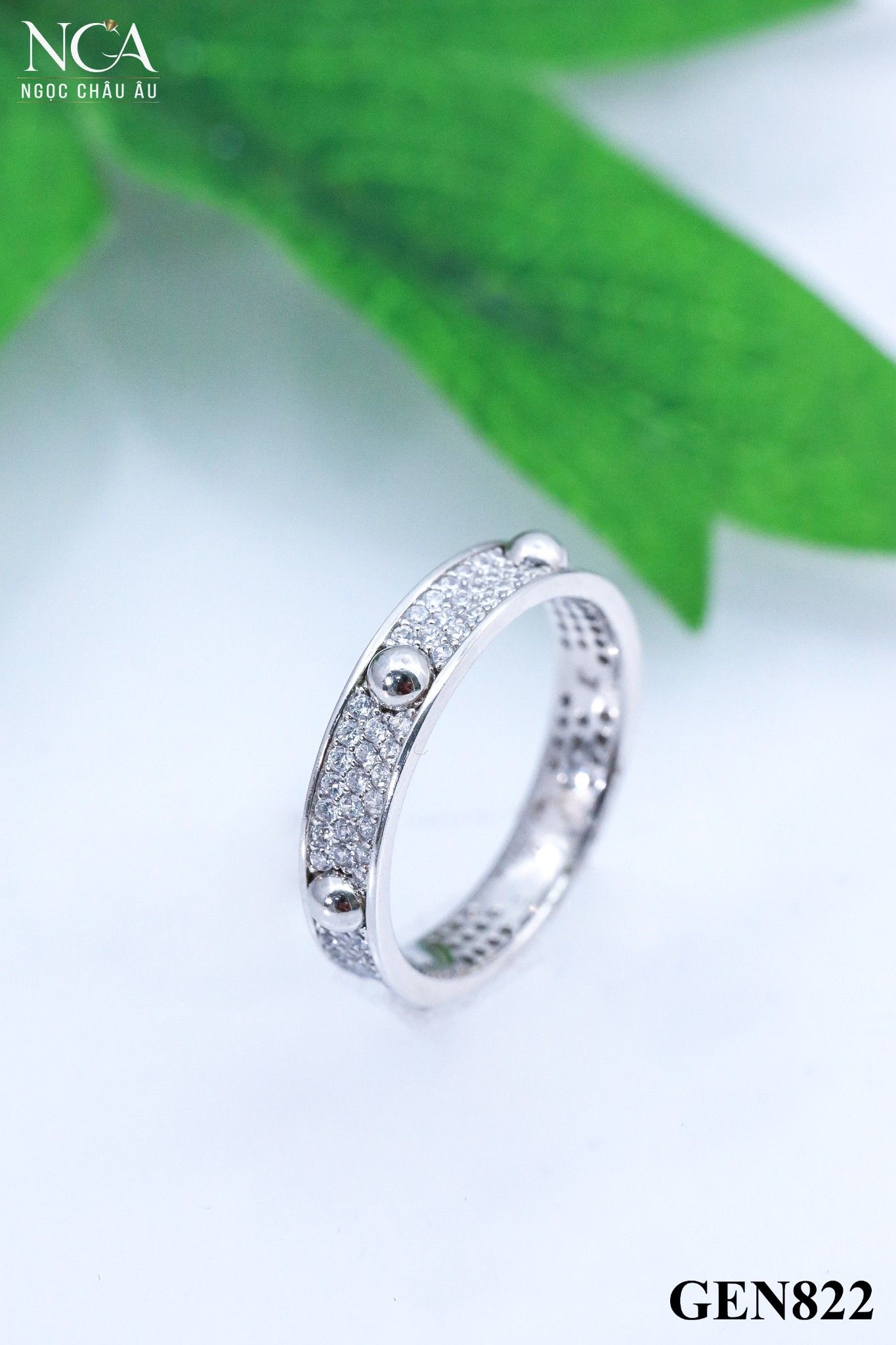 Nhẫn Nữ Vàng Ý GEN822