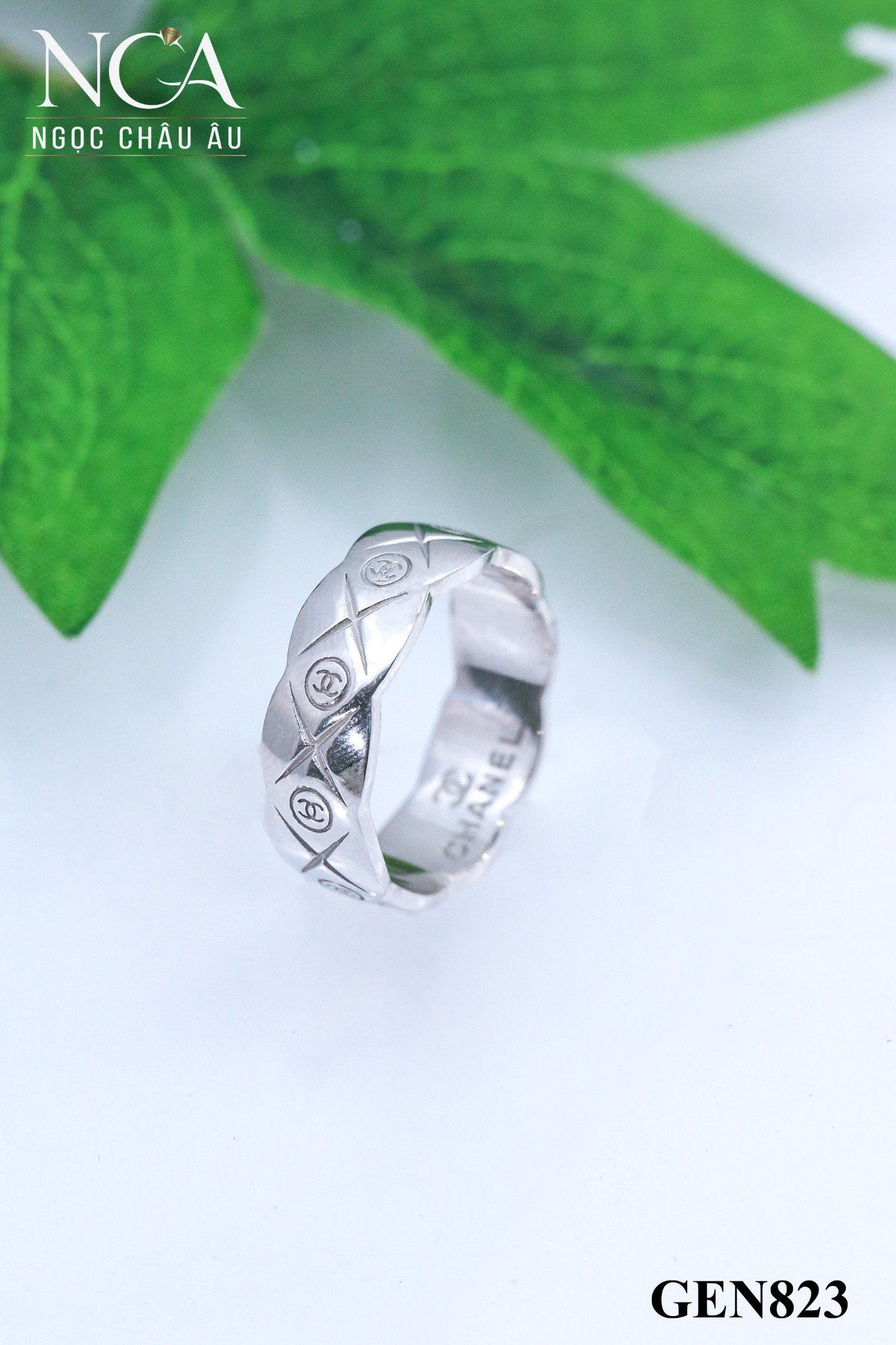 Nhẫn Nữ Vàng Ý GEN823