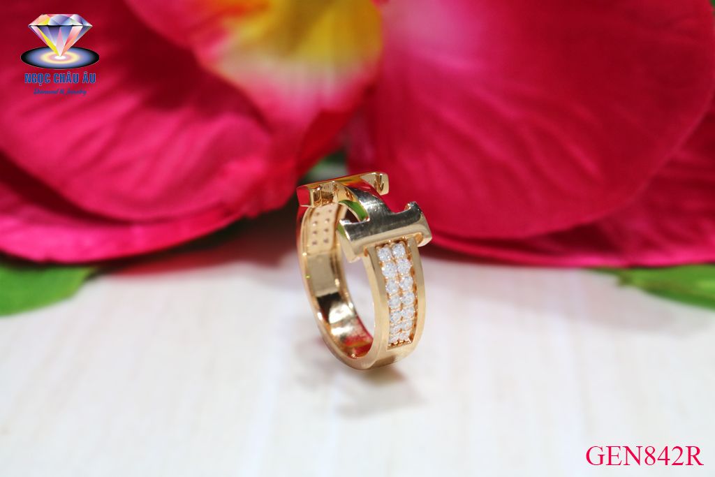 Nhẫn Nữ Vàng Ý GEN842R