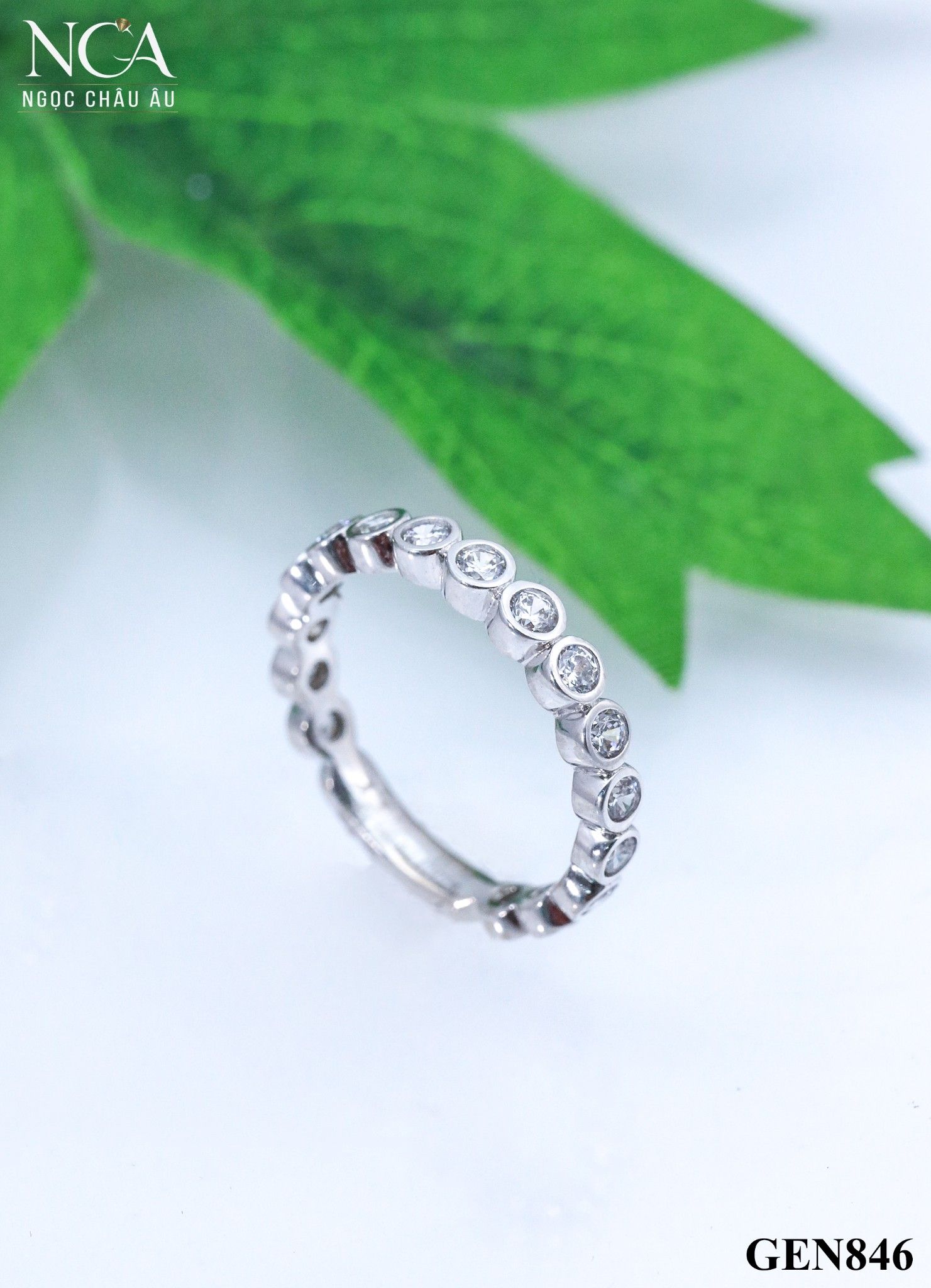 Nhẫn Nữ Vàng Ý GEN846