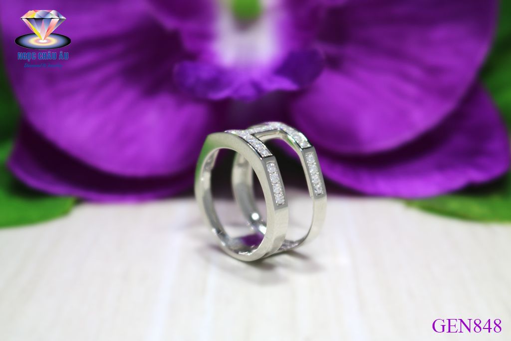 Nhẫn Nữ Vàng Ý GEN848