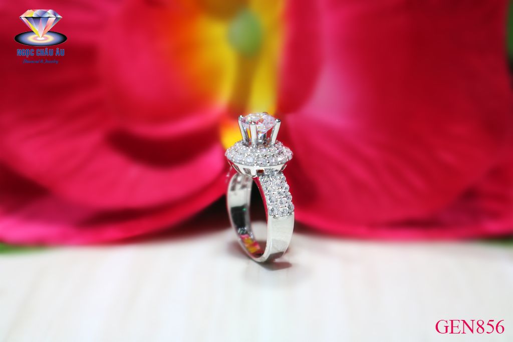 Nhẫn Nữ Vàng Ý GEN856
