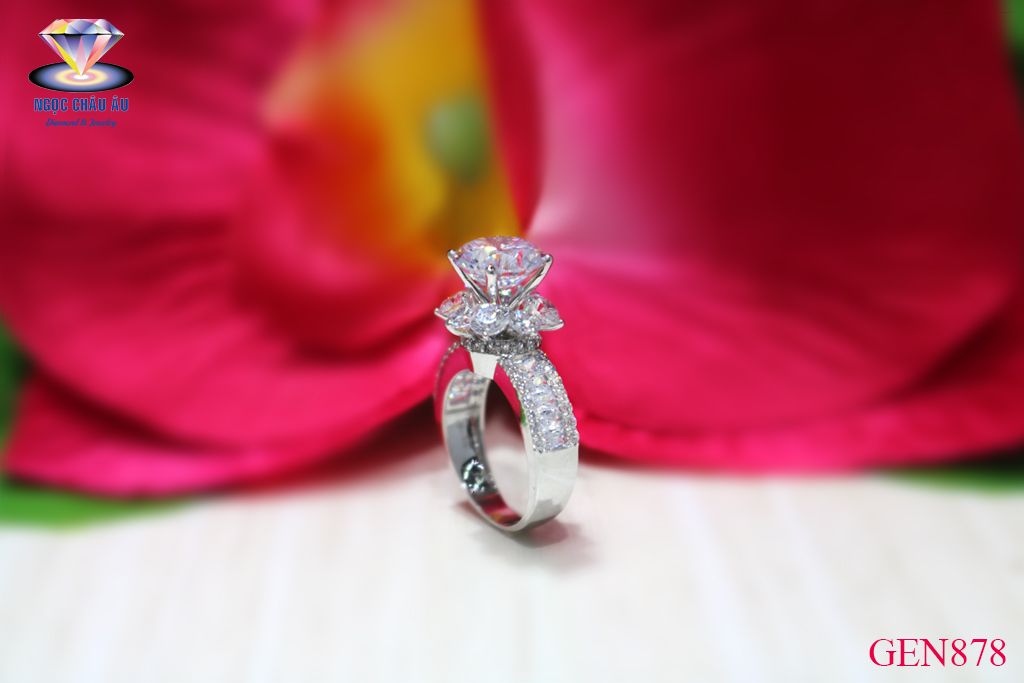 Nhẫn Nữ Vàng Ý GEN878