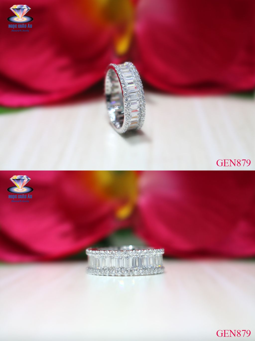 Nhẫn Nữ Vàng Ý GEN879