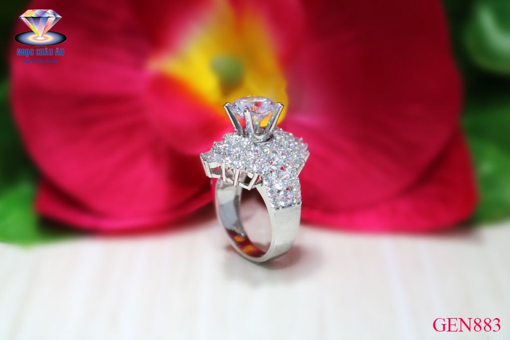 Nhẫn Nữ Vàng Ý GEN883