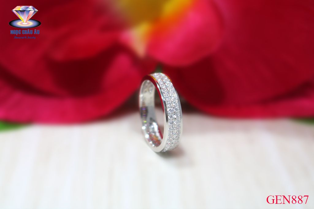 Nhẫn Nữ Vàng Ý GEN887