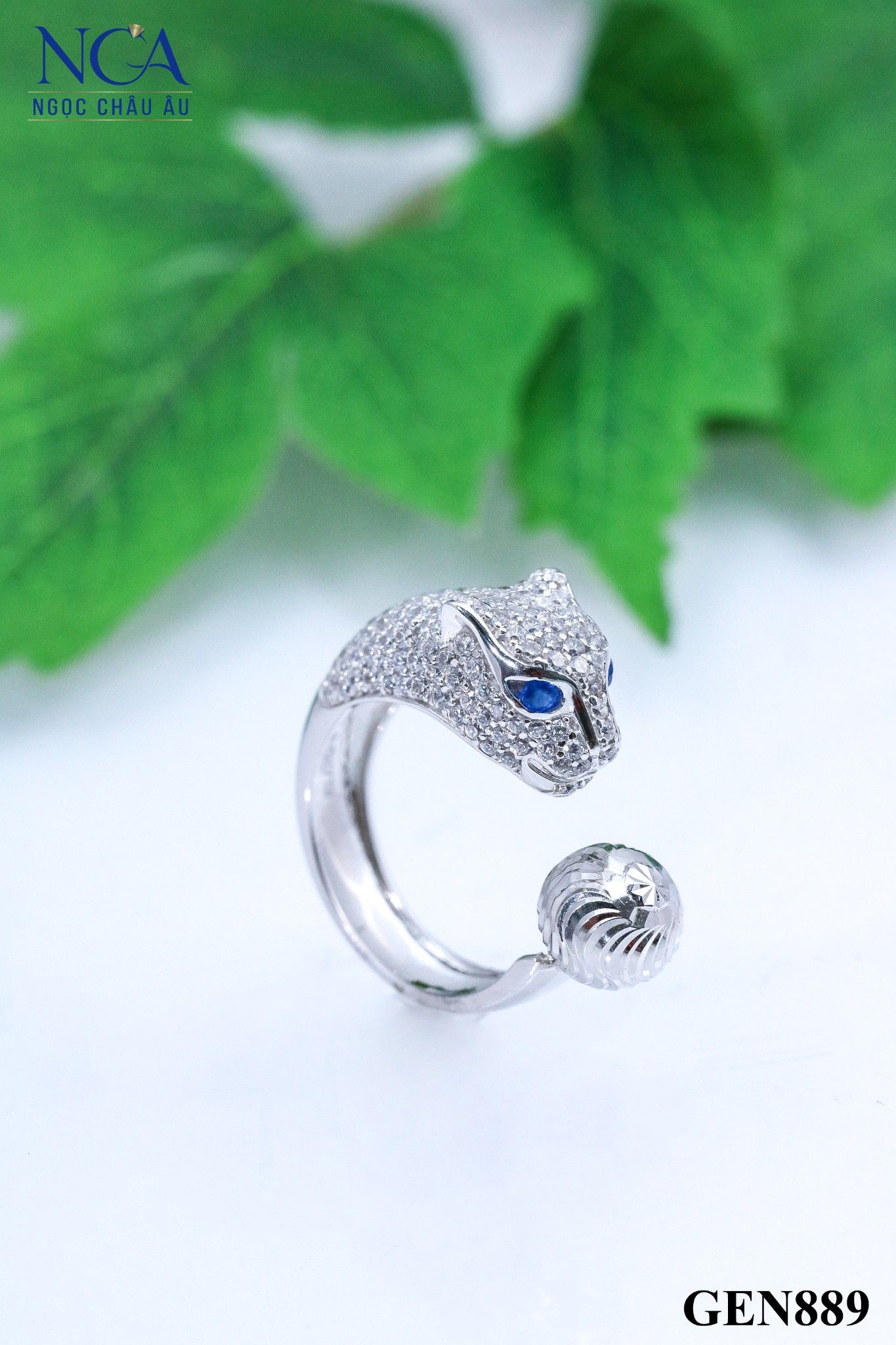 Nhẫn Nữ Vàng Ý GEN889