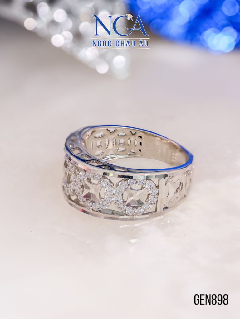 Nhẫn nữ Vàng Ý GEN898