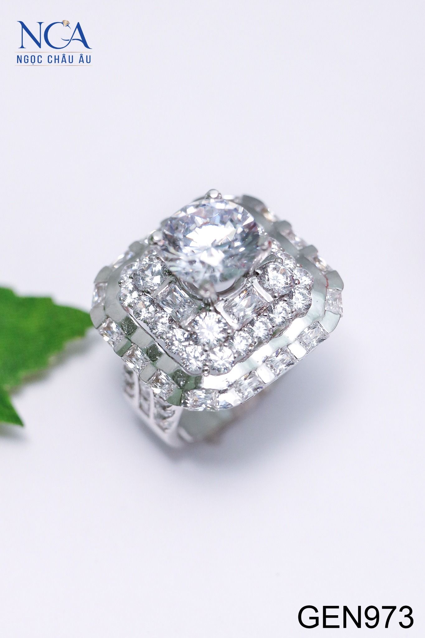 Nhẫn nữ Vàng Ý GEN973