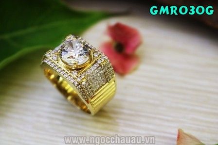 Nhẫn Nam Vàng Ý GMR030G
