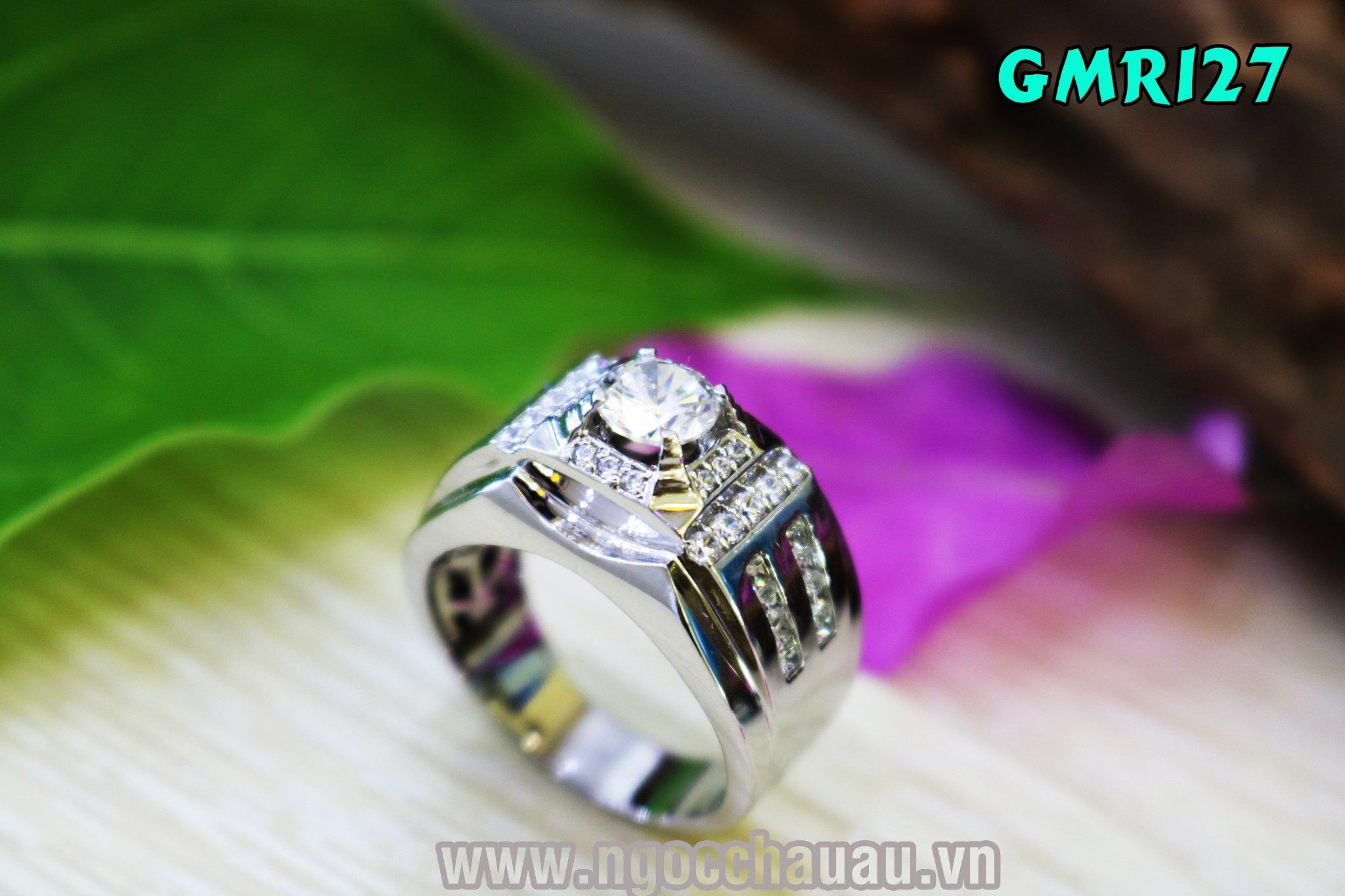 Nhẫn Nam Vàng Ý GMR127
