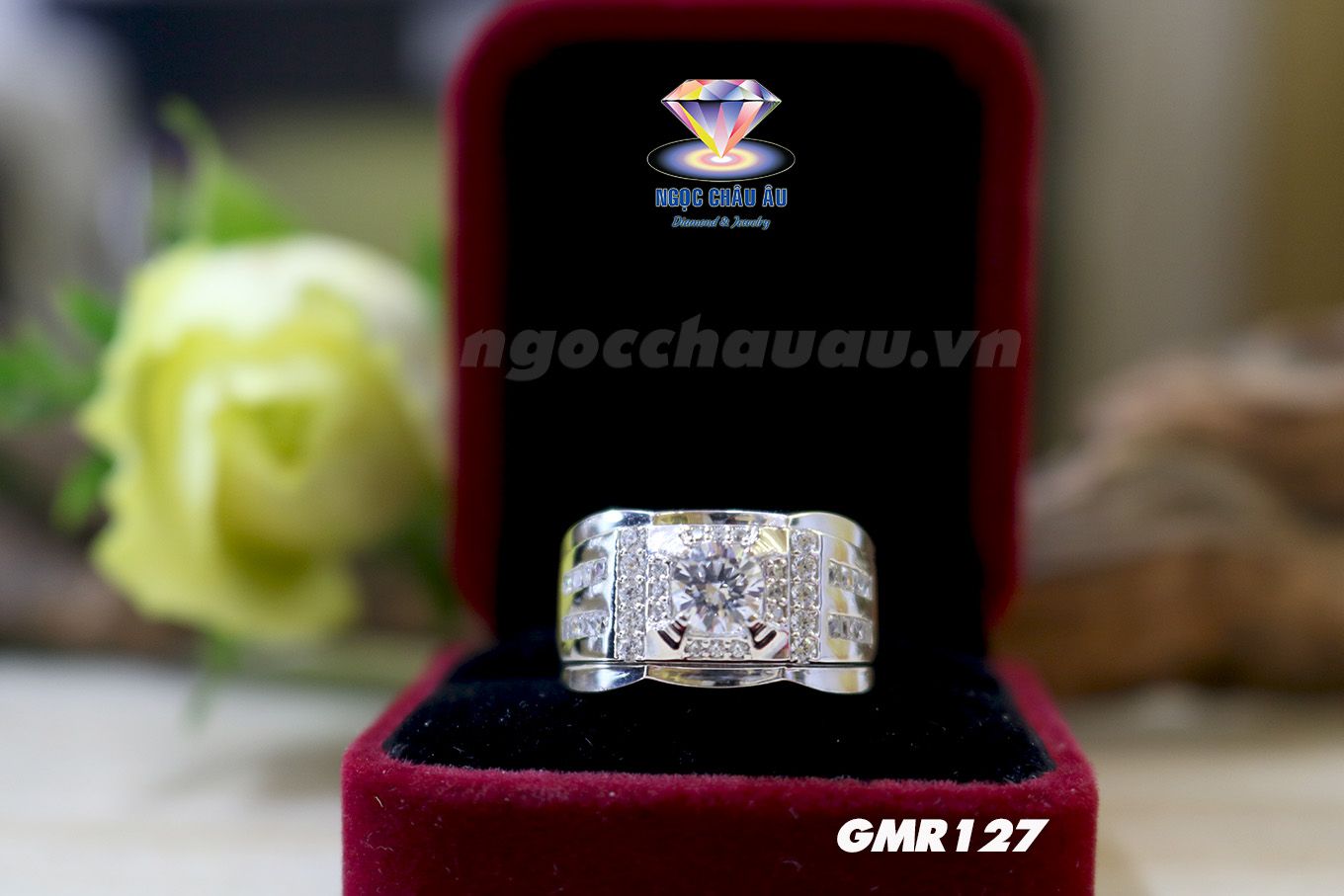 Nhẫn Nam Vàng Ý GMR127