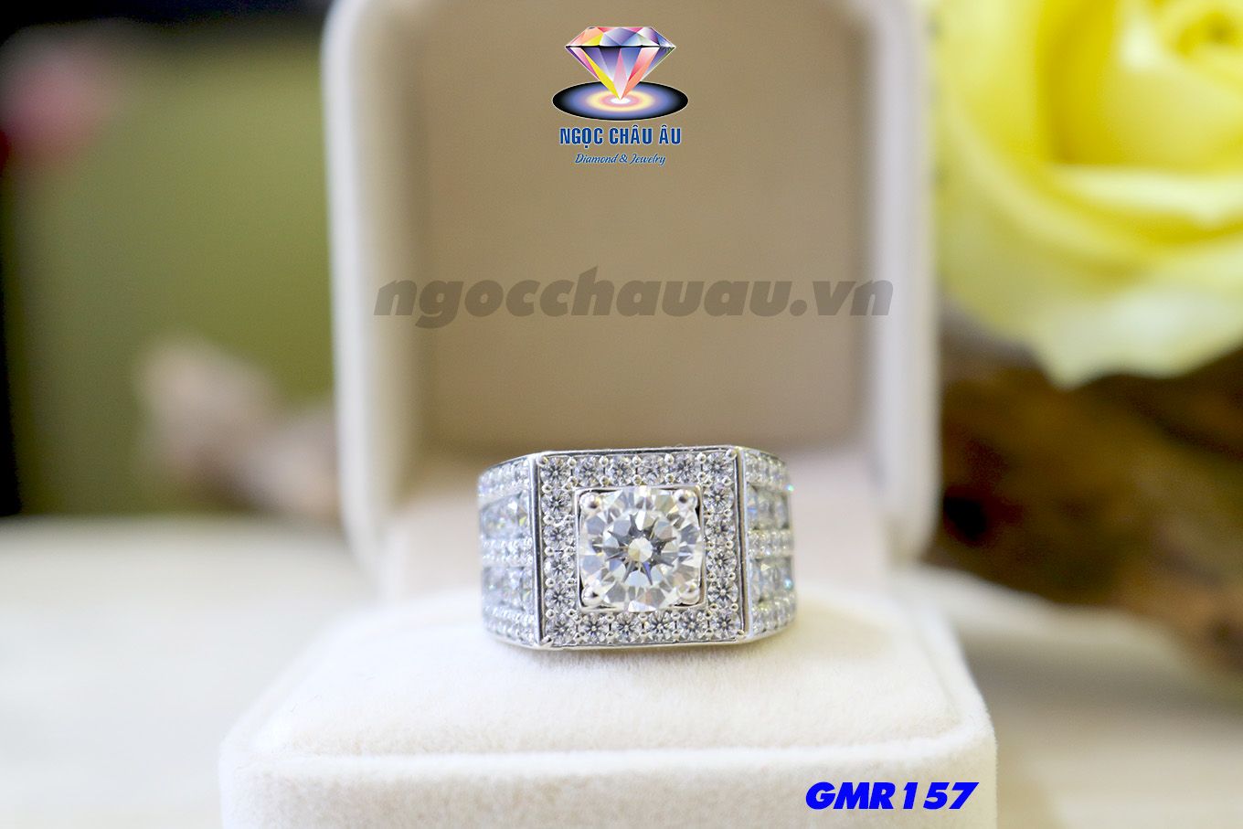 Nhẫn Nam Vàng Ý GMR157