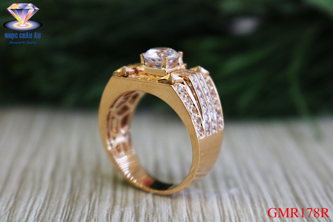 Nhẫn Nam Vàng Ý GMR178R