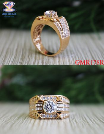 Nhẫn Nam Vàng Ý GMR178R
