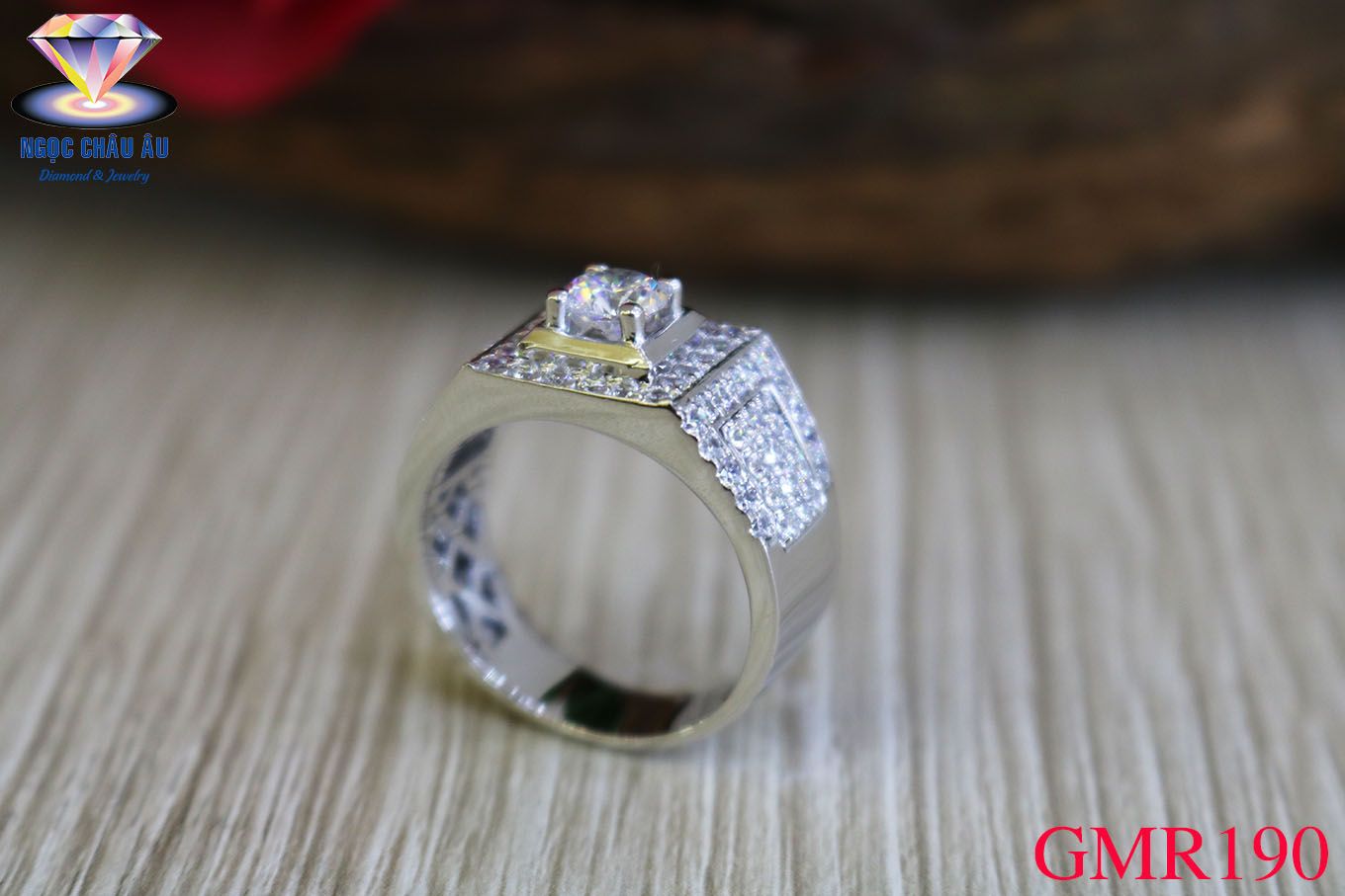 Nhẫn Nam Vàng Ý GMR190