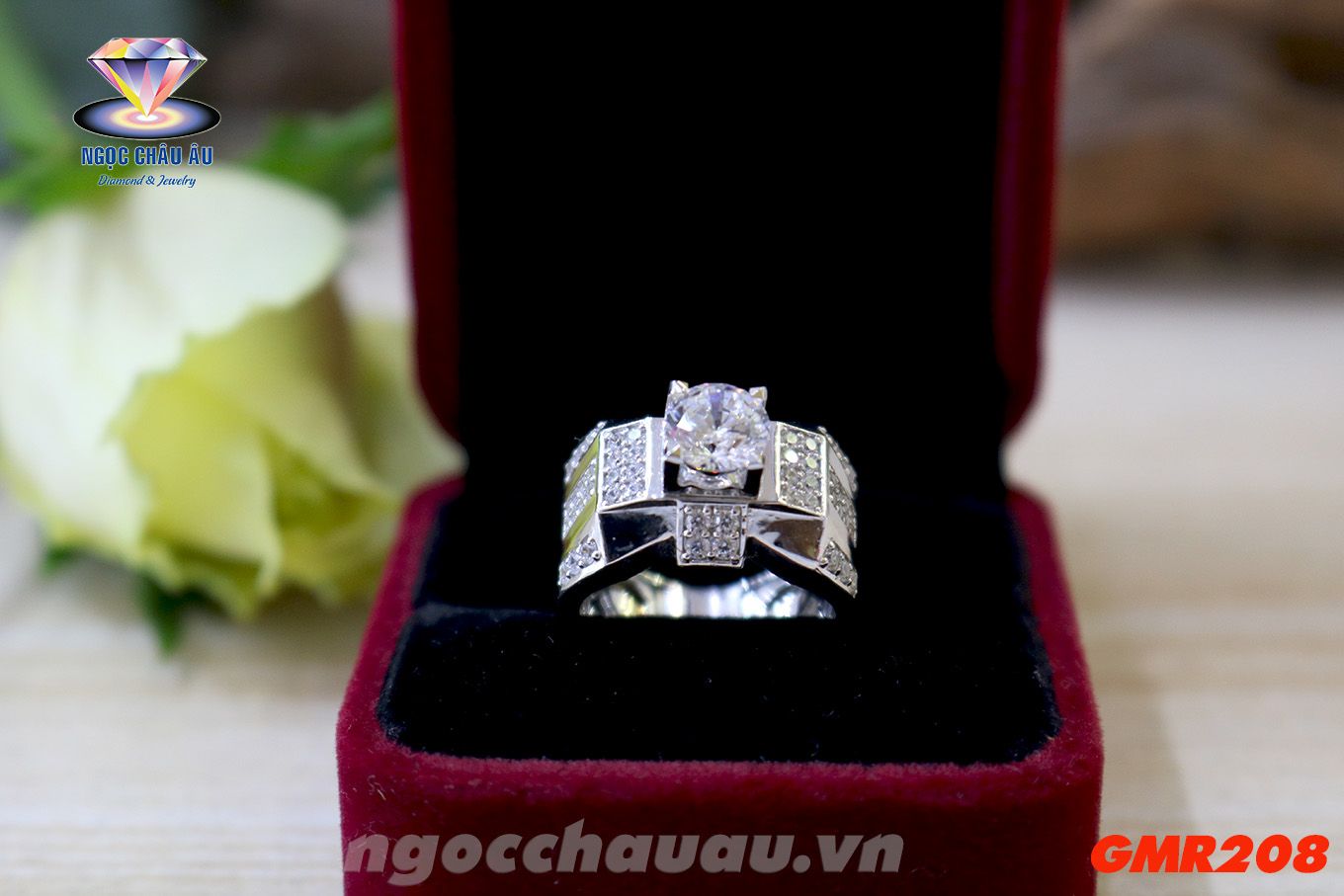 Nhẫn Nam Vàng Ý GMR208