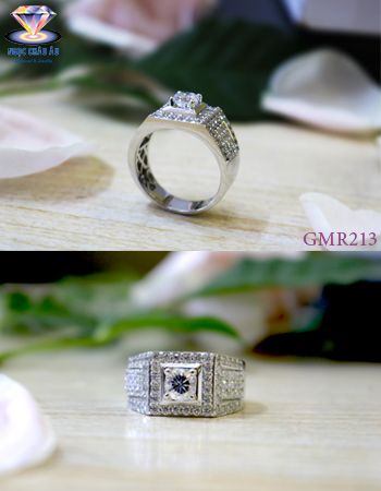 Nhẫn Nam Vàng Ý GMR213