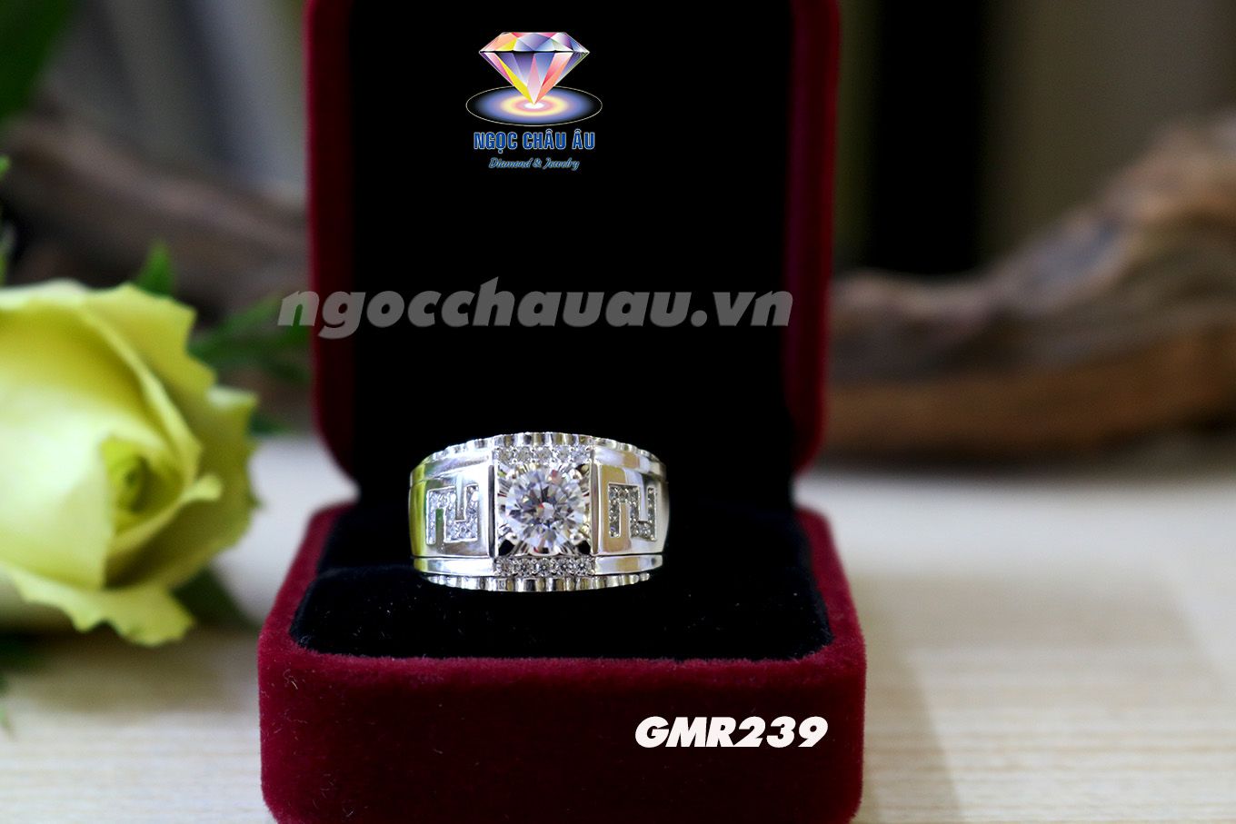 Nhẫn Nam Vàng Ý GMR239