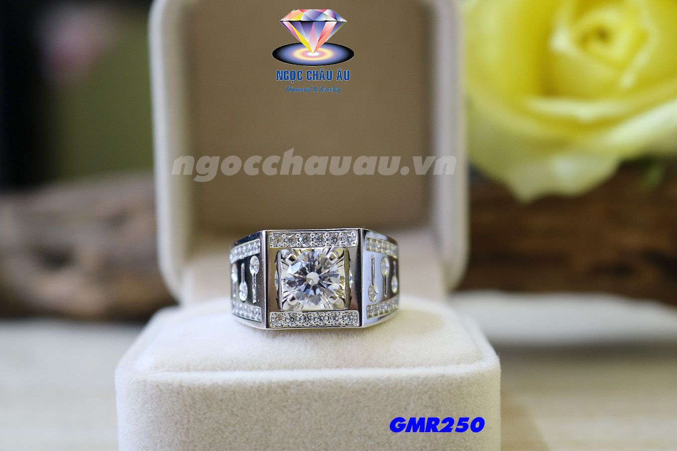 Nhẫn Nam Vàng Ý GMR250