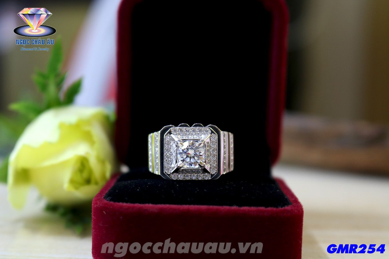 Nhẫn Nam Vàng Ý GMR254