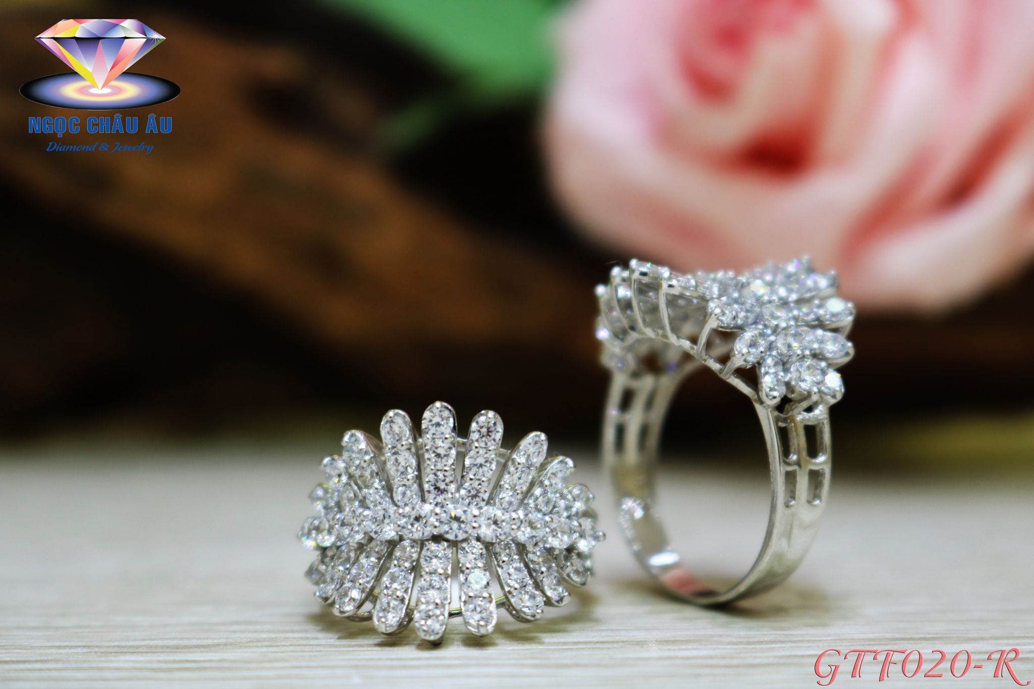 Nhẫn nữ Vàng Ý GTF020R