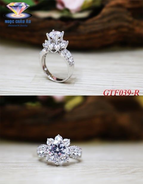 Nhẫn nữ Vàng Ý GTF039R