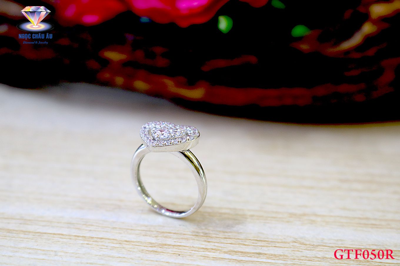 Nhẫn nữ Vàng Ý GTF050R