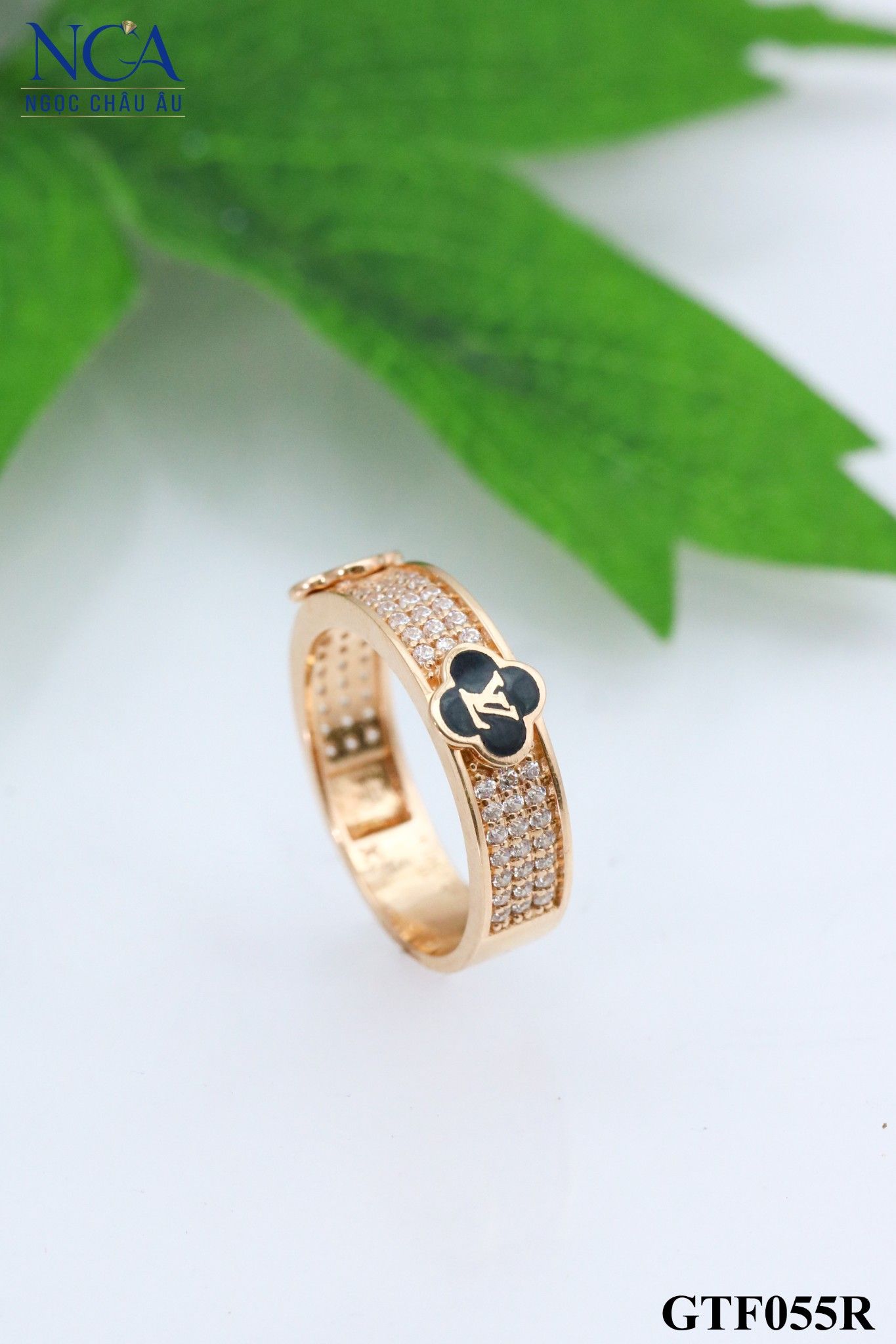 Nhẫn Nữ Vàng Ý GTF055R