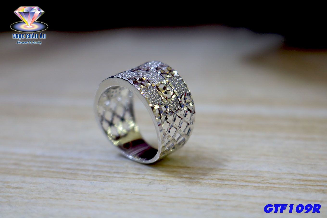 Nhẫn nữ Vàng Ý GTF109R