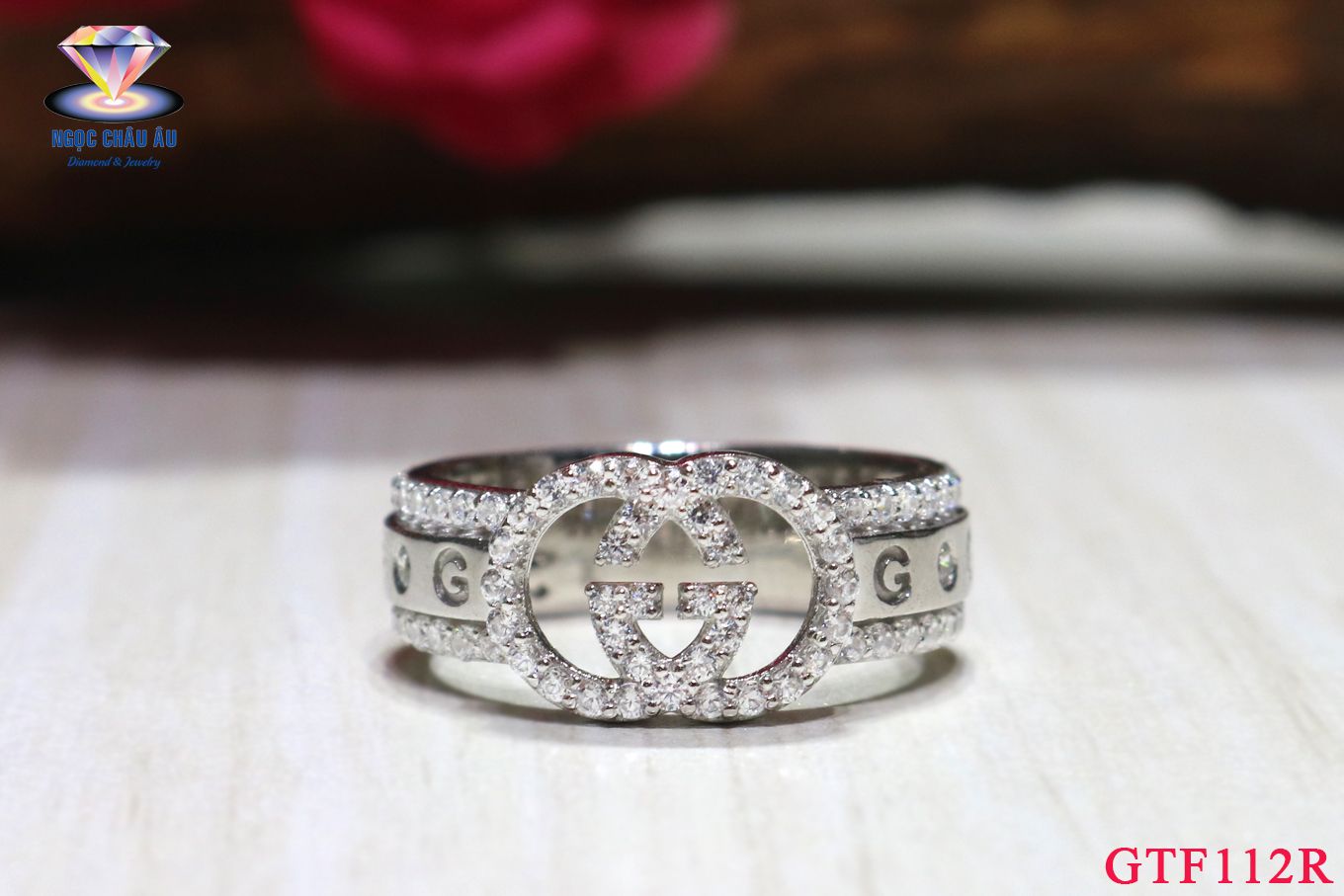 Nhẫn nữ Vàng Ý GTF112R