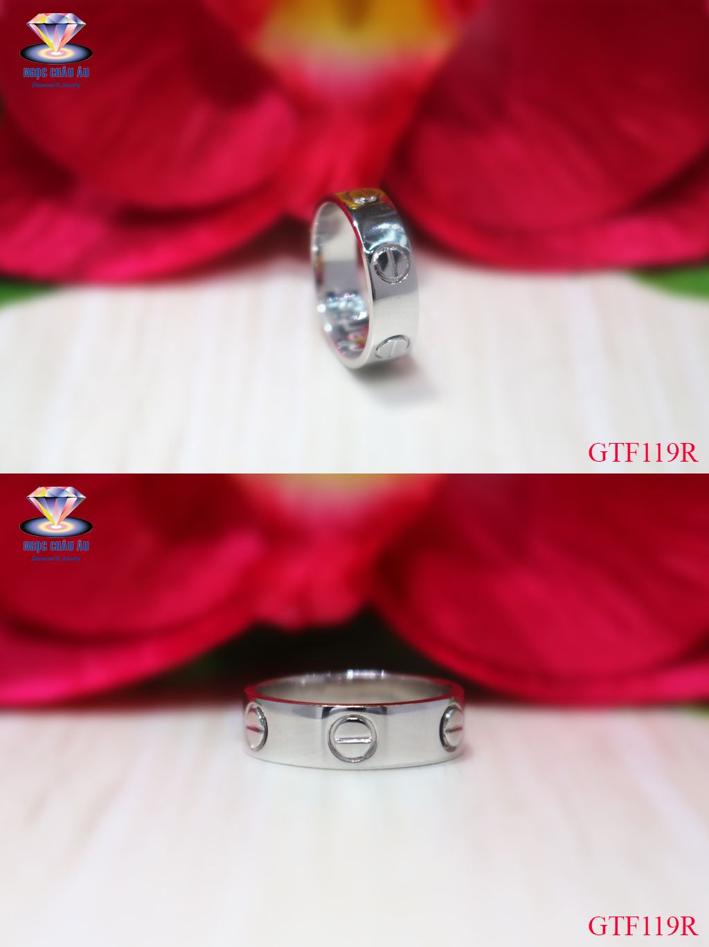 Nhẫn Nữ Vàng Ý GTF119R