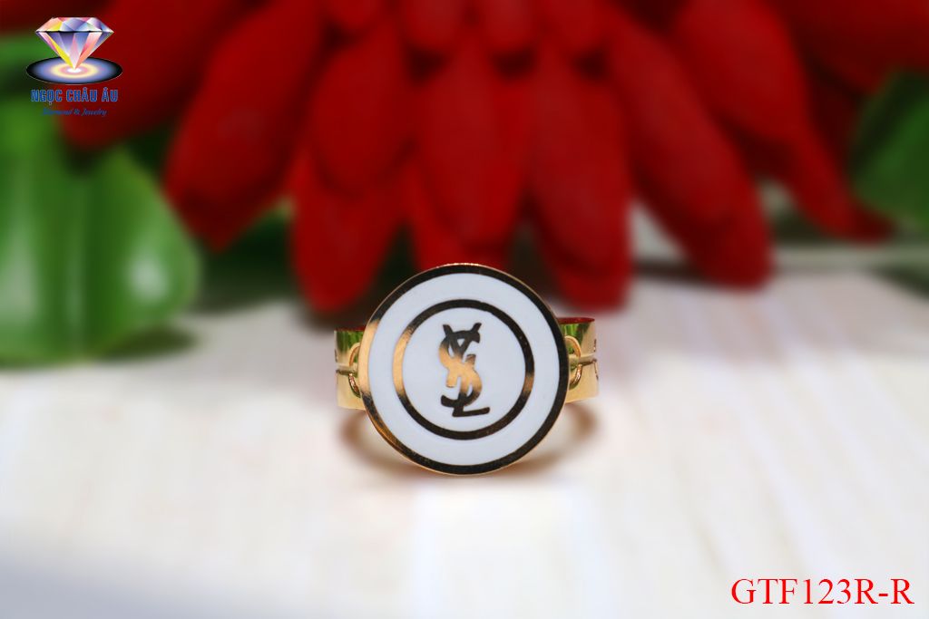 Nhẫn Nữ Vàng Ý GTF123R-R