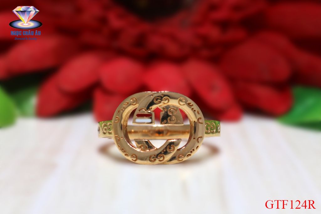 Nhẫn Nữ Vàng Ý GTF124R
