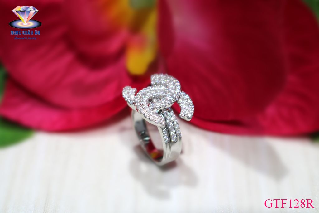 Nhẫn Nữ Vàng Ý GTF128R