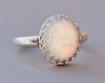 White Opal - Oval
