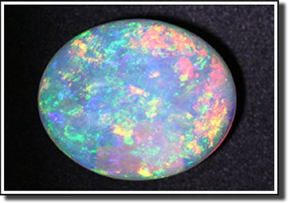 Blue Opal - Oval