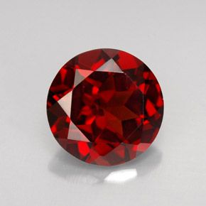 Đỏ Garnet nhân tạo - Viên Round