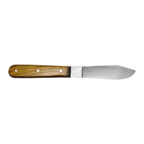 Autopsy knife with wooden handle