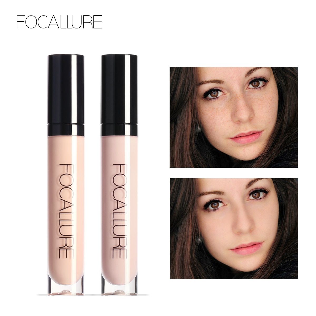 Kem Che Khuyết Điểm Bền Màu FOCALLURE Liquid Long Lasting Concealer | FA-52