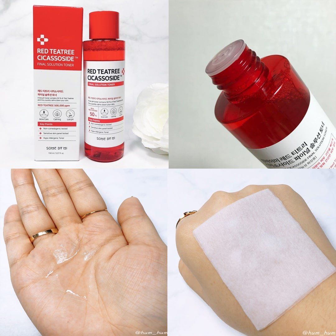 Nước Hoa Hồng Giảm Mụn Some By Mi Red Teatree Cicassoside Final Solution Toner