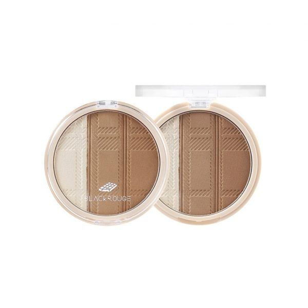 Phấn Highlight Và Tạo Khối Black Rouge Up And Down Triple Contouring