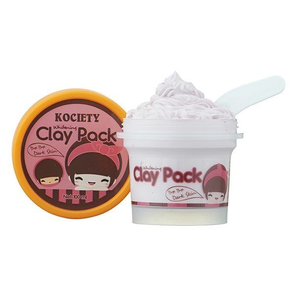 Mặt Nạ Đất Sét Kociety Whitening Clay Pack Bye Bye Dark Spot