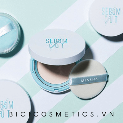 Phấn Phủ Nén Siêu Mịn Missha Sebum Cut Powder Pact