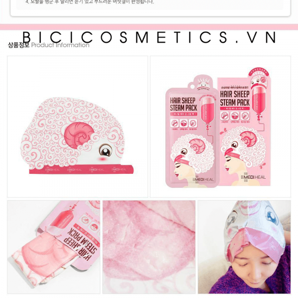 Mặt Nạ Hấp Tóc Hair Sheep Steam Pack Mediheal