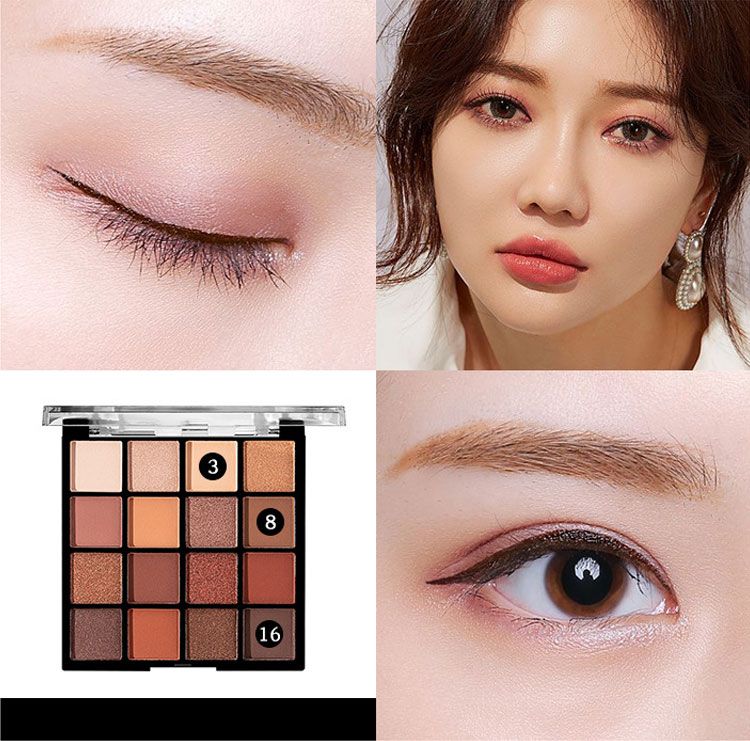 Phấn Mắt Nội Địa Trung Daisy Dear 16 Ô Màu