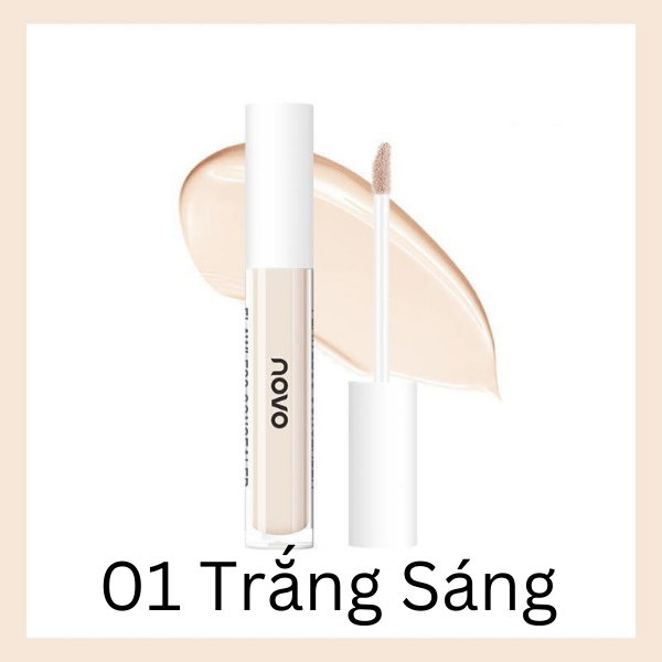 Che Khuyết Điểm Dạng Kem NOVO Silky Moisturizing Concealer