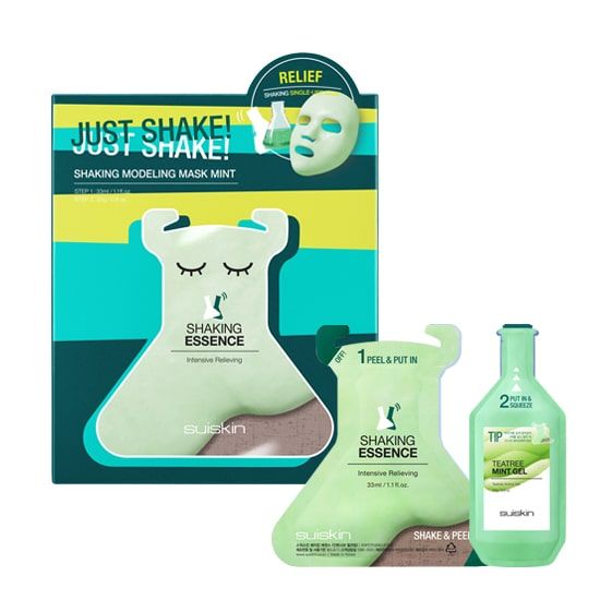 Mặt nạ cao su dưỡng ẩm, làm dịu và làm trắng da Suiskin Shaking Modeling Mask (33ml)