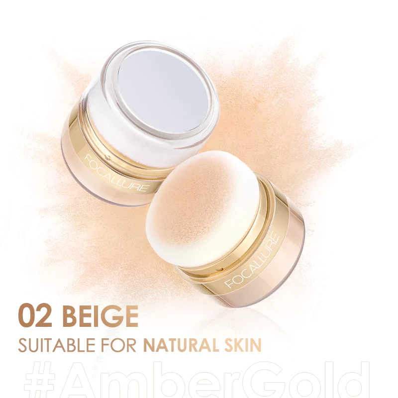 Phấn Phủ Bột/Má Hồng Kèm Mút Tiện Lợi Không Thấm Nước FOCALLURE Instant Retouch Setting Powder | FA259