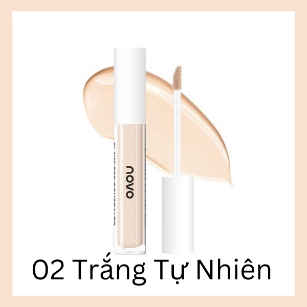  Che Khuyết Điểm Dạng Kem NOVO Silky Moisturizing Concealer 